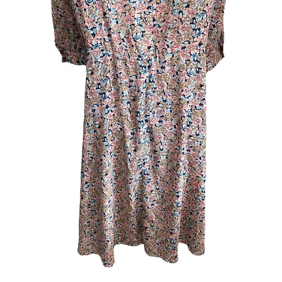 Blake Elizabeth 12 Vintage Dress Floral Print Long Sheath Flowy VTG - Picture 12 of 12